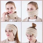 smiley wool winter headband