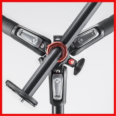 Manfrotto MT190XPRO4 Aluminum 4-Section Tripod, Black