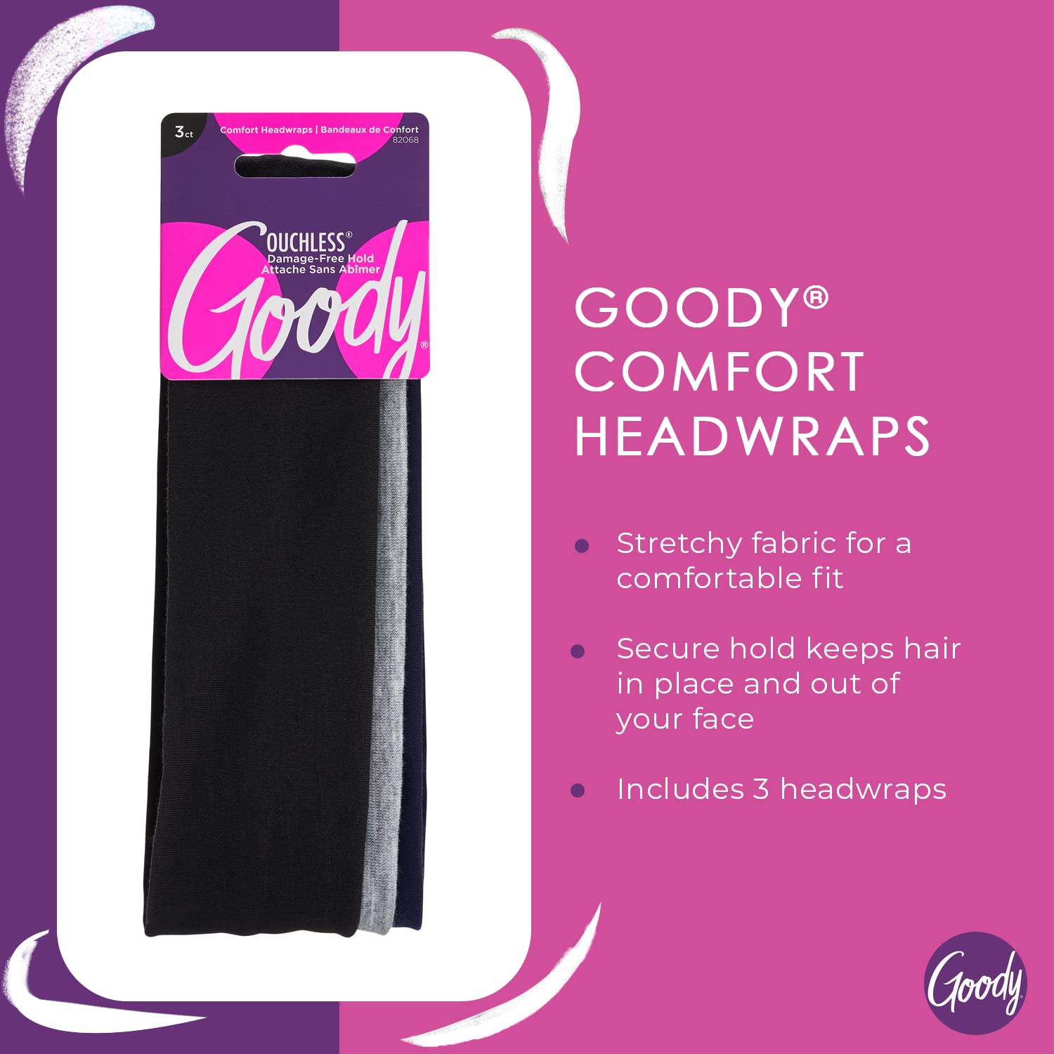 Goody Ouchless Comfort Headwraps