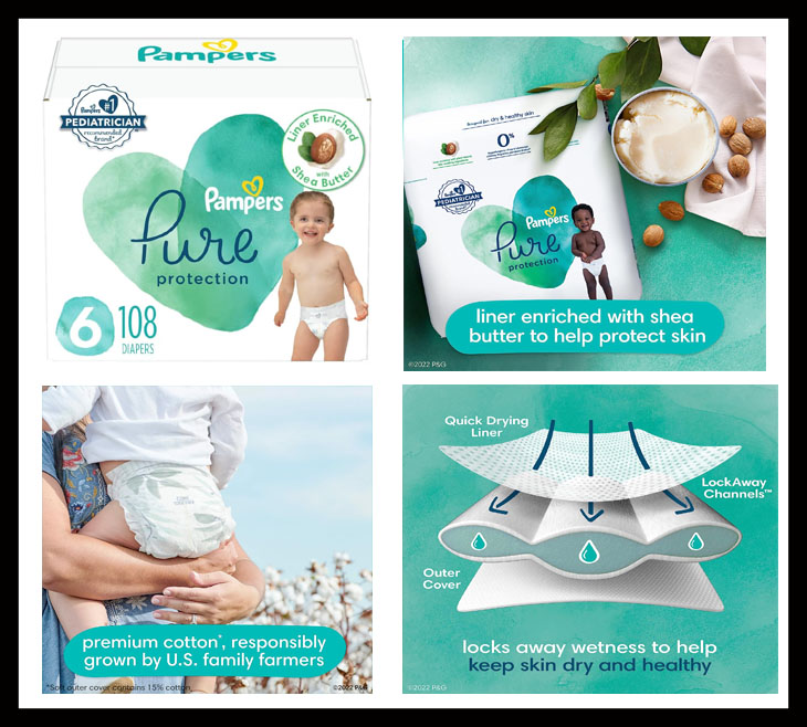 Pampers Pure Protection Diapers -